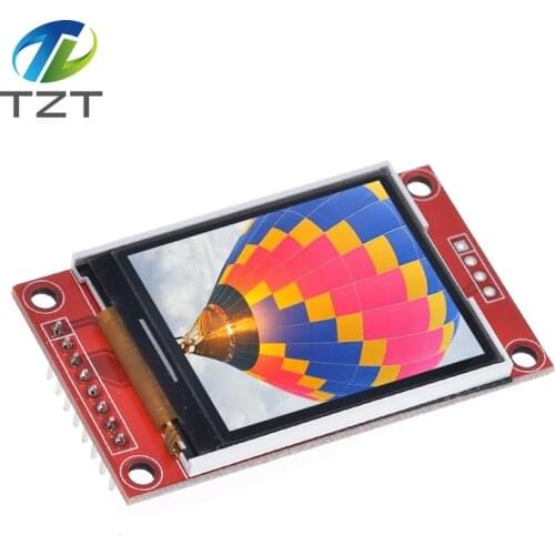 TZT 1.8 inch TFT LCD Module LCD Screen Module SPI serial 51 drivers 4 IO driver TFT Resolution 128*160 For Arduino