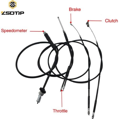ZSDTRP Ural CJ-K750 Retro Motorcycle Speedometer Brake Throttle Clutch Cable used at Ural M72 case For BMW R1 R12 R 71