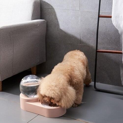 1.8L Bubble Cat Automatic Feeder Pet Bowls Detachable Not Wet Mouth Cats Dogs Water Drinking Bowl Dispenser for Pet Feeding