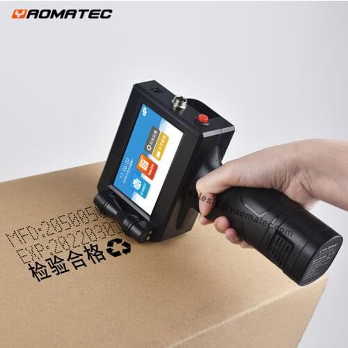 12.7mm 18 Languages Handheld Inkjet Printer QR Bar Batch Code Date Number Logo Expiry Date Label Portable Jet Inkjet Printer