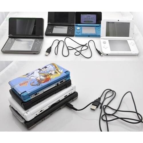 300pcs/lot Charge USB Cable Data Sync For Nintendo NEW 3DSILL / NEW 3DS / 3DSILL / 3DS / NDSILL / dsi NDSI charing lead 1.2M