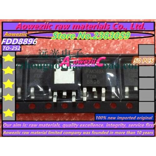 Aoweziic 2018+ 100% new imported original FDD8896 TO-252 field effect 30V 94A