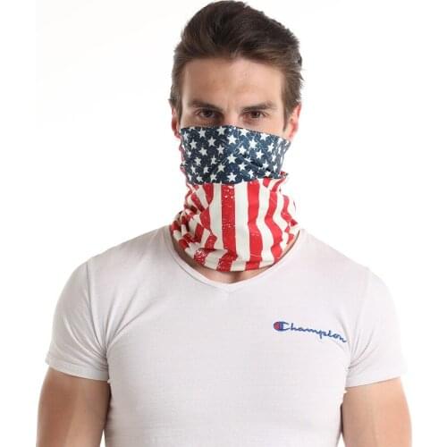 The national flag Bandana Magic Neckerchief r Mens Scarf Snood For Women Versatility gaiter Cycling Elastic snood scrunchie