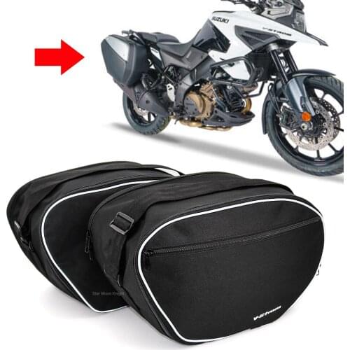 For SUZUKI V-Strom 1050A / XT VSTROM 1050A Motorcycle luggage bags Expandable Inner Bags Black Trunk Inner Bags