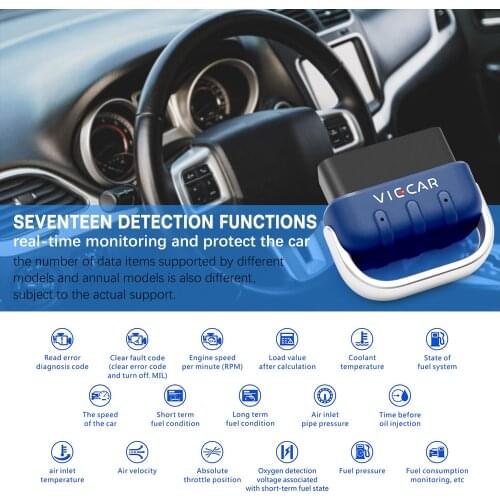 Viecar ELM 327 V2.2 VP005 VP006 WIFI PIC18F25K80 ELM327 OBD 2 OBD2 Bluetooth 5.0 4.0 Scanner USB ODB2 Car Diagnostic Auto Tool