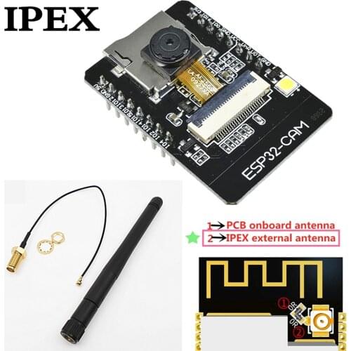 ESP32-CAM IPEX External antenna WiFi Bluetooth Module Camera Module esp32 Development Board OV2640 2MP