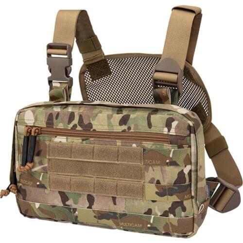 Idogear Tactical Hunting Chest Rig Bag Outdoor Airsoft Tactical Vest Accessories Pouch Portable Tactical Chest Shoulder Bag 2020