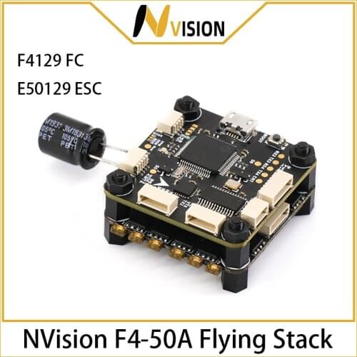 TCMMRC F4-50A Flight Controller Brushless ESC Flying Stack ESC E50\F4 RC Drone FPV Racing M3*30.5*30.5 mm
