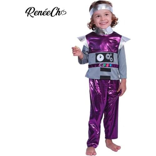 Halloween Costumes For Boys Child Robot Costume Girls Outer Space Cutie Costume 2018 New Arrival New Year Party Cosplay