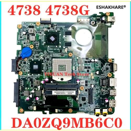 For Acer aspire 4738 4738G 4738Z 4738ZG Laptop Motherboard DA0ZQ9MB6C0 MBRBL06001 HM55 DDR3 100% tested fully work