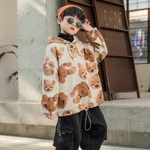 Cute Spring Autumn Tops Boys Sweatshirts Jacket Coat Kids Overcoat Outwear Teenager Children Clothes School Gift High Quality
