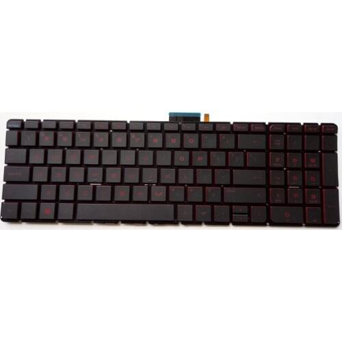 New for HP Omen 17-w273nr 17-w151nr 17-w223dx 17-w010ca 17-w018ca 17-w208ca 17-w001la English US laptop keyboard red backlit