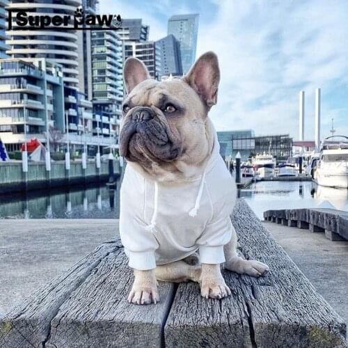 New Arrival Dog Hoodie Pet Winter Warm Coat Sweater Jacket Clothes For Small Medium Dogs Schnauzer French Bulldog Pug WSC20