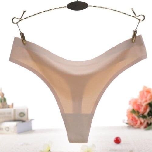 TJ-TingJun New Sexy underpants Body Seamless Ladies underpants Womens Hip knickers Thong Low Waist Ladies Underwear N1123