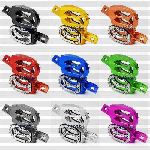 For Honda CR125 CR250 CR 125 250 CRF150R CRF 150 R 150R CFR250X 250X 250 X CNC Footpegs Dirt Bike Foot Pegs Sharp Teeth Pedal