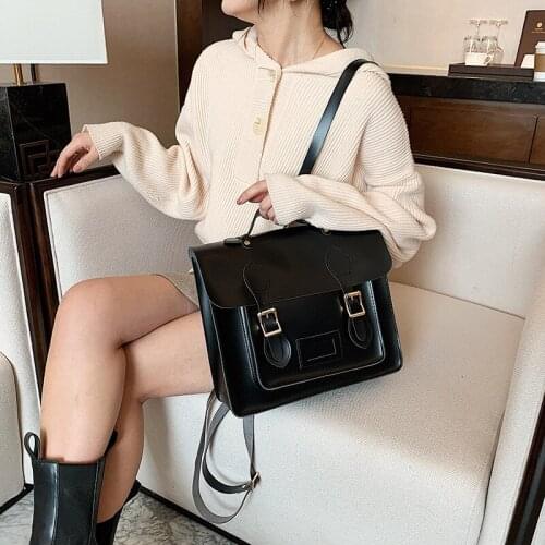 Postman Belt Bag Womens Leather Bags 2021 Womens Brand Retro Cell Phone Bag Korean Top Handle Bags With Short Handles Handbags