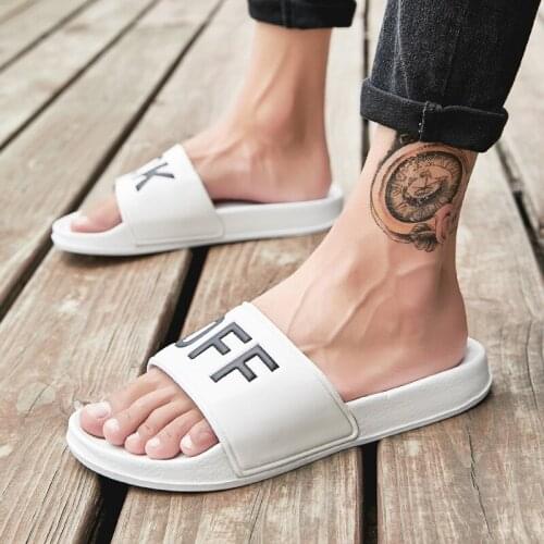 Fashion Letter Couple Slippers Summer Beach Sandals Men Women Outdoor Designers Flip Flops Indoor Bathroom House Slippers Man