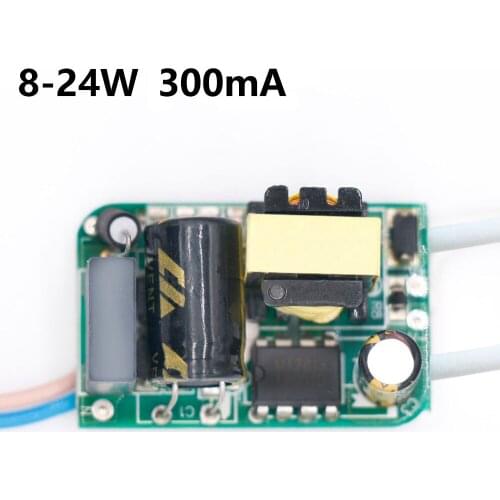 LED Driver 300mA 8W-24W LED Driver Output 24V-72V For LED Automatic Voltage Power Supply Lighting Transformers DIY