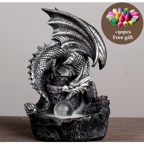 Backflow Incense Burner Luminous Dragon Incense Holder Decoration Backflow Incense Burner Luminous Dragon Incense Holder ideal