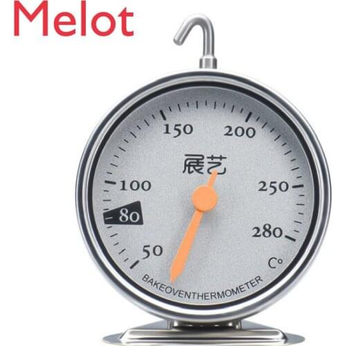 Oven Thermometer Art Exhibition Household Hanging Thermoscope Seat Stainless Steel Thermometer Thermostat Baking Tool