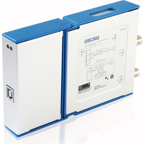 Virtual Digital Oscilloscope USB/PC Oscilloscope OSC802, 80MS/s Sampling Rate, 20MHz Bandwidth