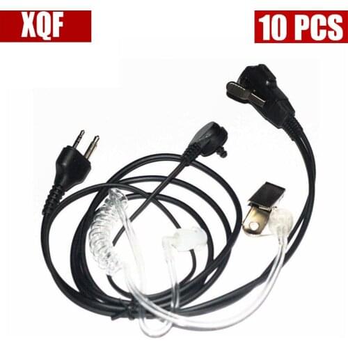 XQF 10PCS Headset Earpiece for Midland Radio LXT 600 560 535 500 etc