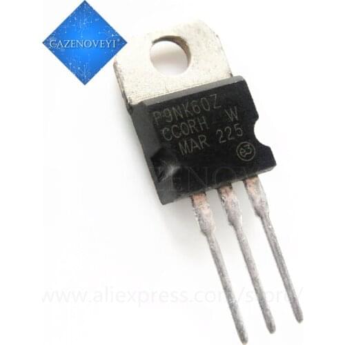 10pcs/lot STP9NK60ZFP P9NK60ZFP TO-220F 600V 9A In Stock