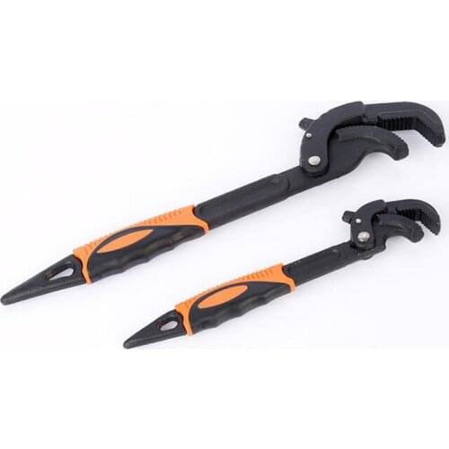 2pcs/set 10"&14" Multifunctional Universal Adjustable Wrench High Quality Large Open Monkey Spanner Hand Tool Set