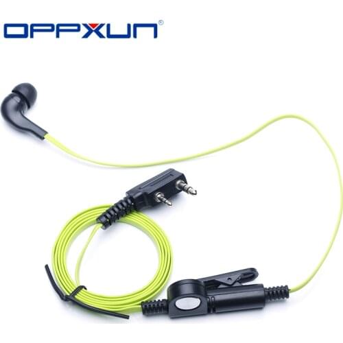 2021 Hot 2 Pin Noodle Style Earbud Headphone K Plug Earpiece Headset For Baofeng Uv-5R Bf-888S Uv5R Two Way Radio Dropshipping