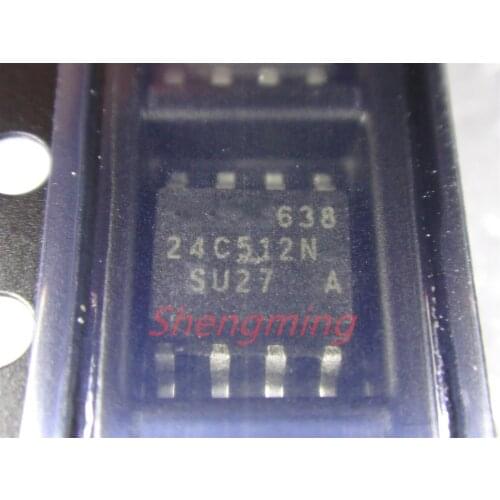50PCS AT24C512N AT24C512N-10SU-2.7 SOP-8