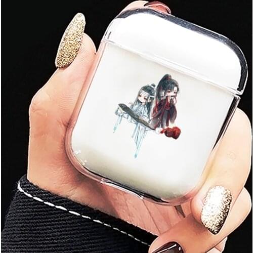 Anime Air Pod Case For Airpods 1/2 Soft Silicone Wireless Bluetooth Earphone Cover Mo Dao Zu Shi Air Pods 1/2 Cover Case Airpod