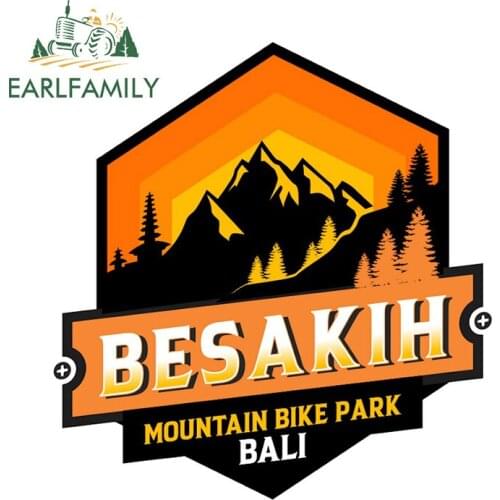 EARLFAMILY 13cm x 12.5cm for Besakih Adventurer Awaits Car Sticker Camper Decal Occlusion Scratch Creativite Car Door Protector