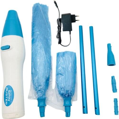 Electric Spin Duster Feather Duster Brush Adjustable Dust Cleaner Cleaning Brush Household Cleaning Tool Recharge Instant Duster