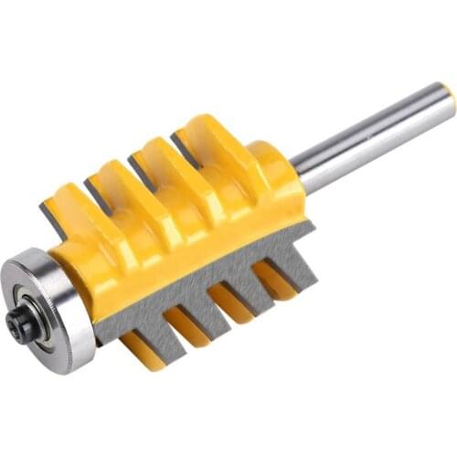 1Pcs Woodworking Router Bit Reversible Rail Cemented Carbide Wood Router Bit 1-3/8" Diam 1/4"Shank Woodworking Tool Hot Sale