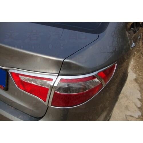 HOT for 2011-2012 KIA Rio K2 4dr ABS Chrome After headlight Lamp Cover