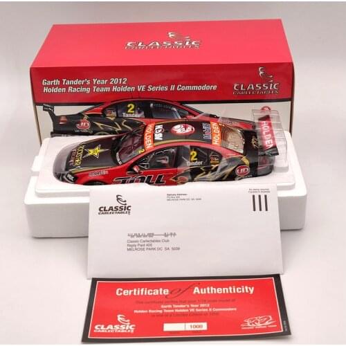 Classic 1:18 For Garth Tanders 2012 Holden VE Series II Commodore #2 18500 Diecast Models Limited Collection Auto Toys Car