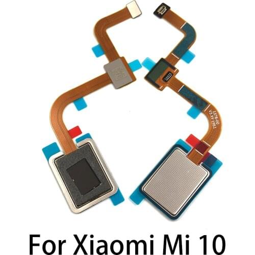 Home Button Fingerprint Touch Id Sensor Connector Flex Cable For Xiaomi Mi 10