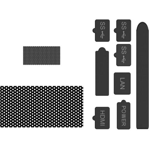 H05A Dust Net Dust Plug Set USB HDMI-compatible Interface Anti-dust Plug for X-box Series X Game Console