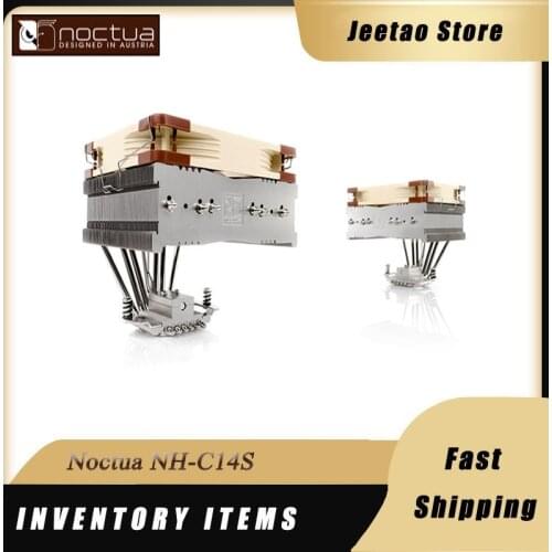 Noctua NH-C14S Computer CPU cooler c-type tower 6 heatpipe 140mm PWM quiet CPU cooling fan For intel 115x 2011 2066 AMD AM4