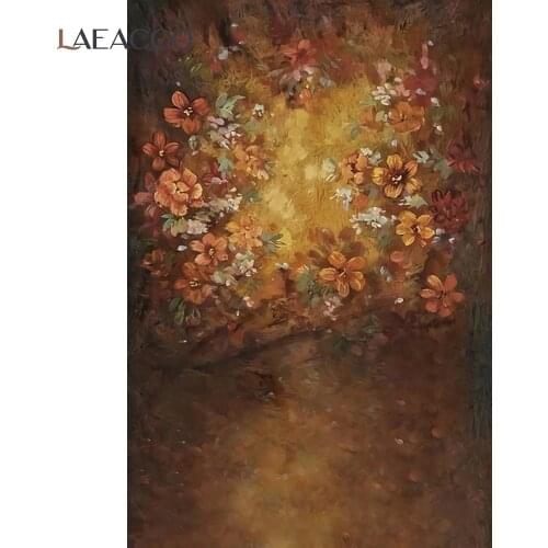 Laeacco Baby Shower Photophone Flowers Blossom Wreath Photography Backdrops Photo Backgrounds Newborn Party Photocall Photozone