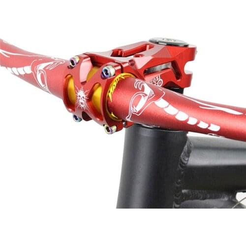 MTB Mountain Bicycle Rise Up Track Road Bike Clamp Stem Fit 31.8-35 Alloy Aluminum Handlebar Stem Bike Part Accessories