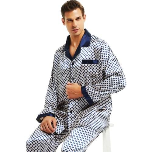Mens Silk Satin Short Pajamas Set Pajama Pyjamas Set Sleepwear Set