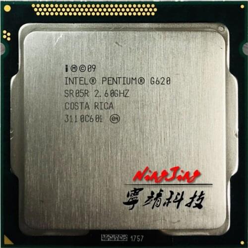 Intel Pentium G620 2.6 GHz Dual-Core CPU Processor 3M 65W LGA 1155