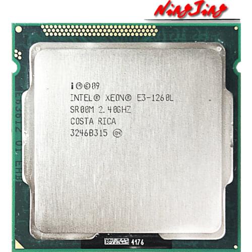 Intel Xeon E3-1260L E3 1260L E3 1260 L 2.4 GHz Quad-Core Eight-Thread 45W CPU Processor LGA 1155