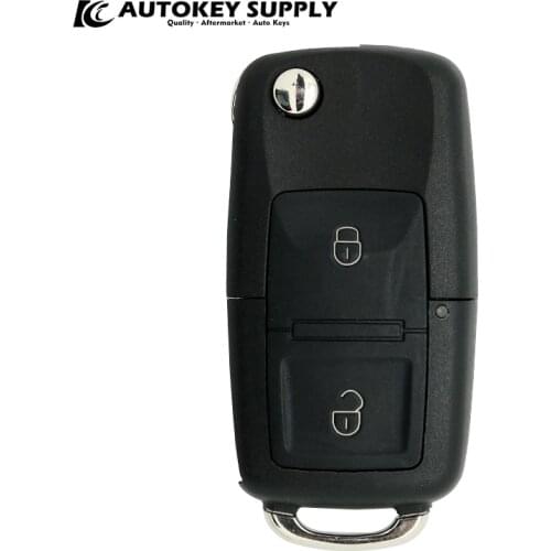 FORVW 2 Buttons Remote Flip Key AKVWF108