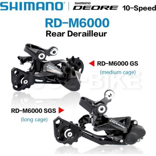 Shimano Deore RD M6000 GS SGS 2×10 speed 3×10 speed Rear Derailleur MTB Mountain bike Derailleurs