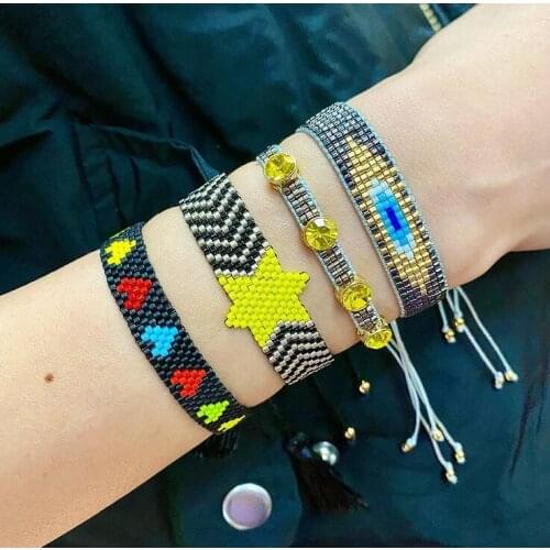 Pretty Bead Miyuki Bracelet Women Femme Mexican Winter Jewellery Friends Gift Star Bracelet