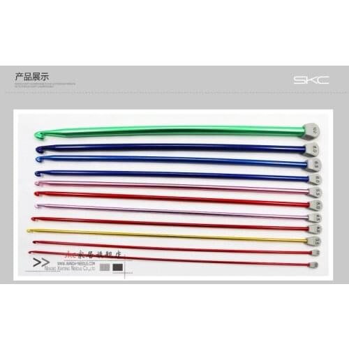 SKC 35cm Crochet Hooks Needles Stitches Knitting Craft Case Crochet agulha set Weaving Sewing Tools2.5 3.0 3.5 4.0 4.5 5.06.5