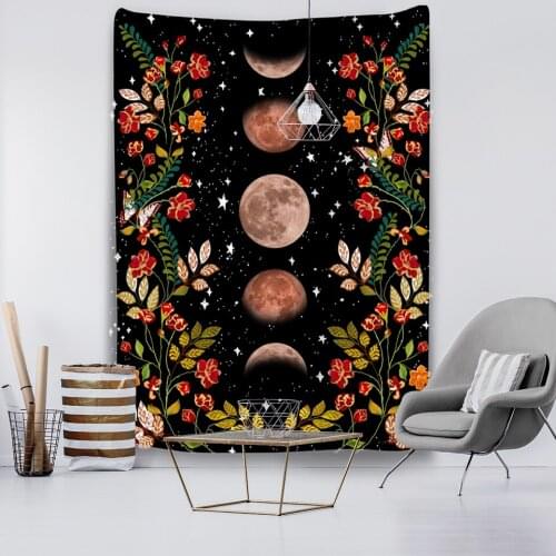 Sun Moon Mandala Home Decor Tapestry Hippie Bohemian Decor Witchcraft Bedroom Sheet Yoga Mat Sofa Blanket