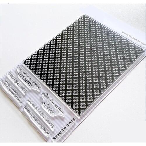Background Transparent Clear Silicone Stamp Seal DIY Scrapbooking photo Album Decorative C0679